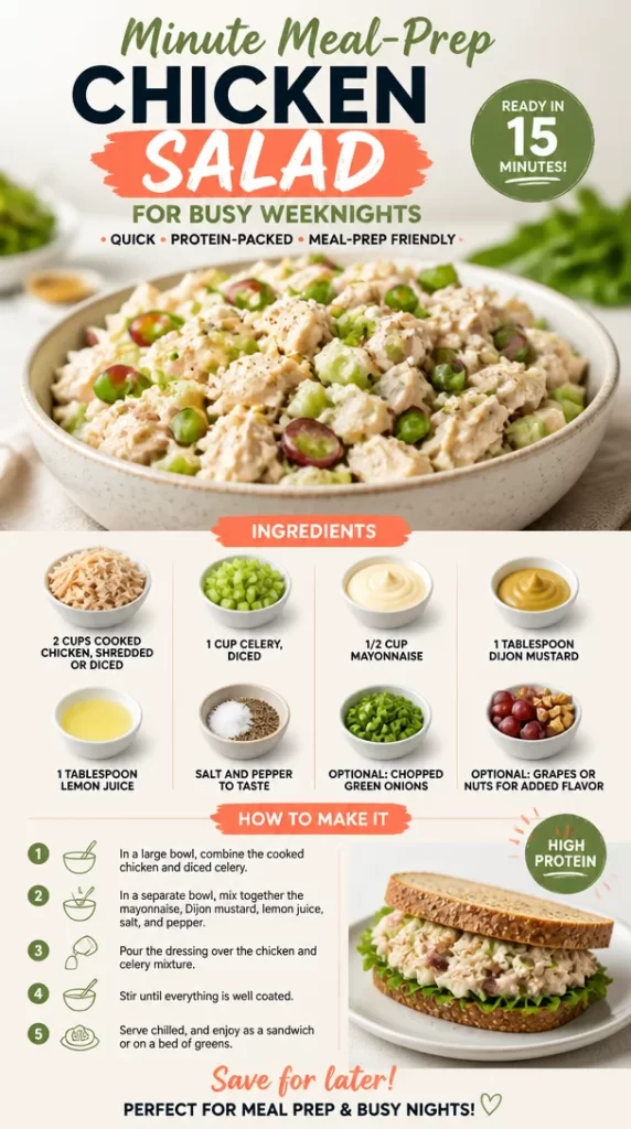 Quick Meal-Prep Chicken Salad for Weeknight Dinners