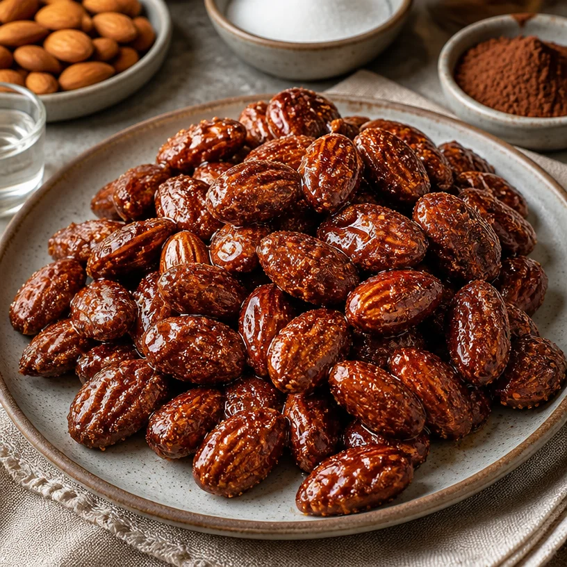 No-bake almond pralines made with five ingredients, perfect dessert treat.