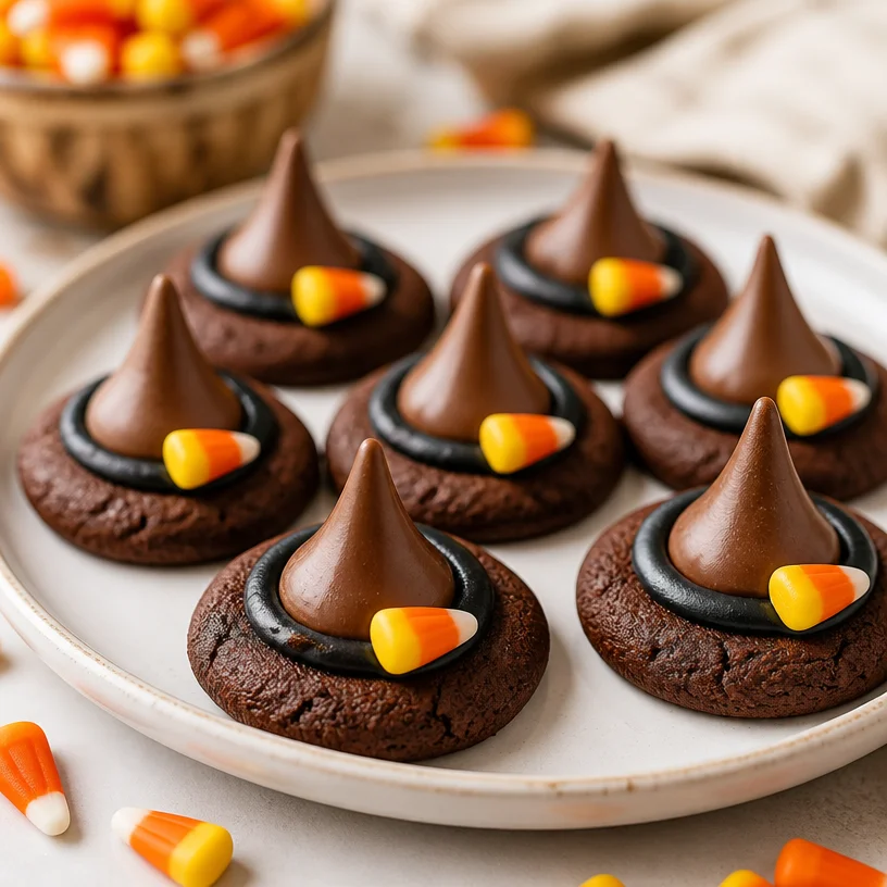 Witch Hat Cookies for Halloween - quick 15-minute treats for busy moms